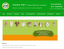 Tablet Screenshot of edenpet.com.br